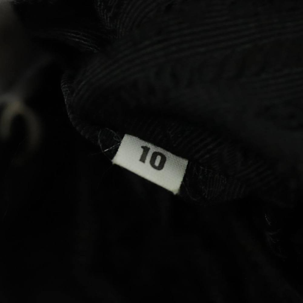 PRADA Backpack Nylon Black Silver Auth ep6168 - Picture 12 of 16